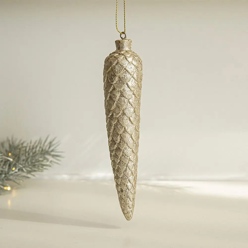 Золотые рождественские подвесные украшения Олень Лошадь Подвески из смолы Ангел