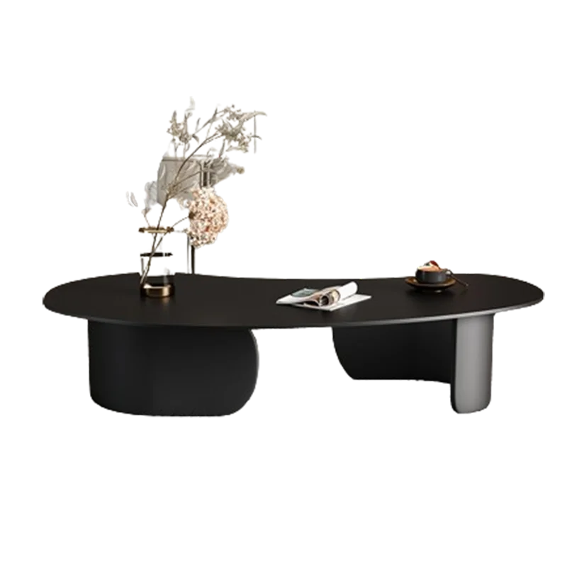 Черный современный журнальный столик большой дешевый уникальный городской