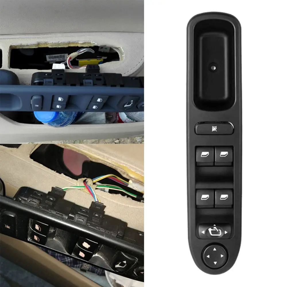 

Window Lifter For Peugeot 307 Window Control Left Driver Side Master Electric Window Switch 6554KT Electric Power
