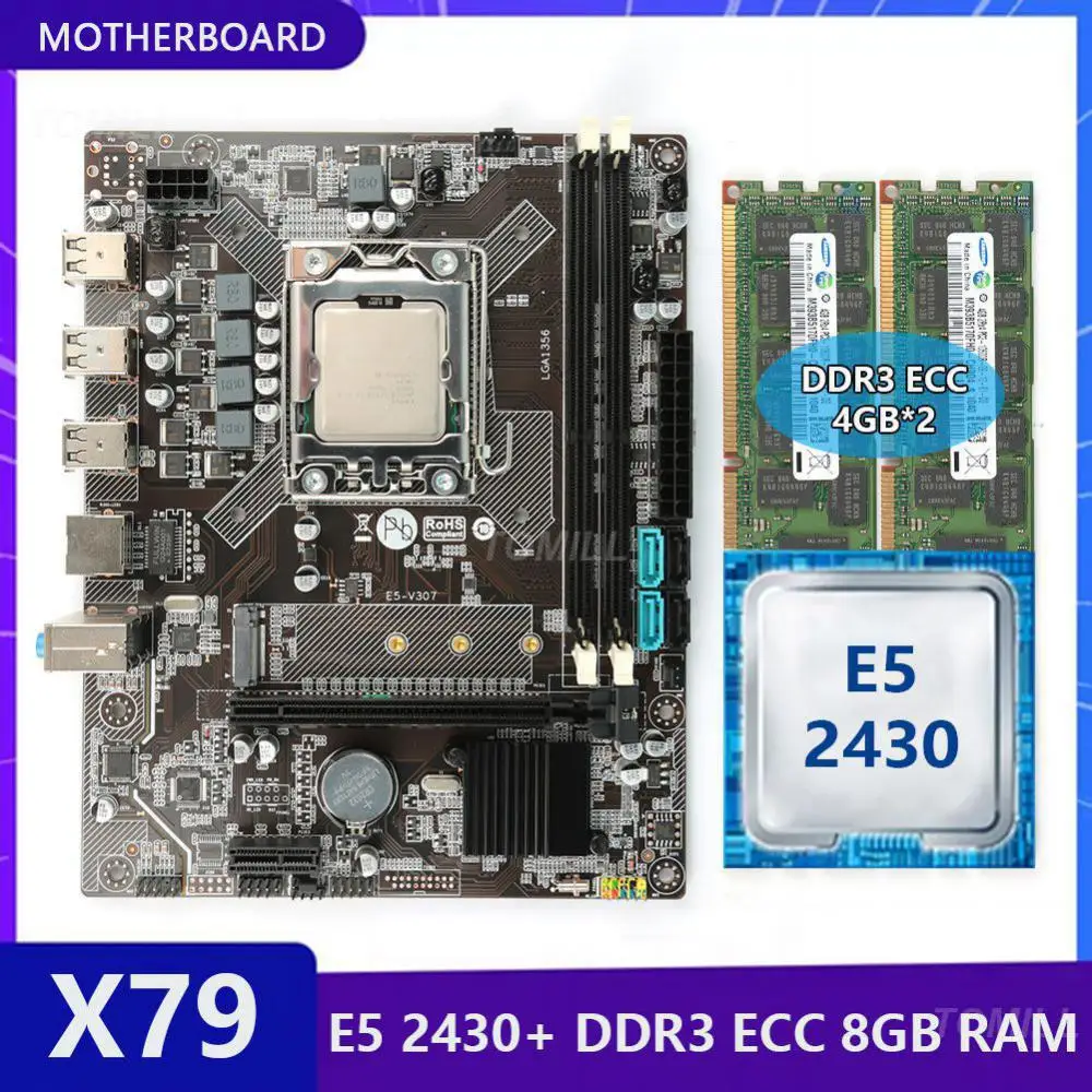 

High Quality X79 Motherboard Fine Workmanship Professional High Compatibility Motherboard All Solid Capacitors Support M.2 Nvme