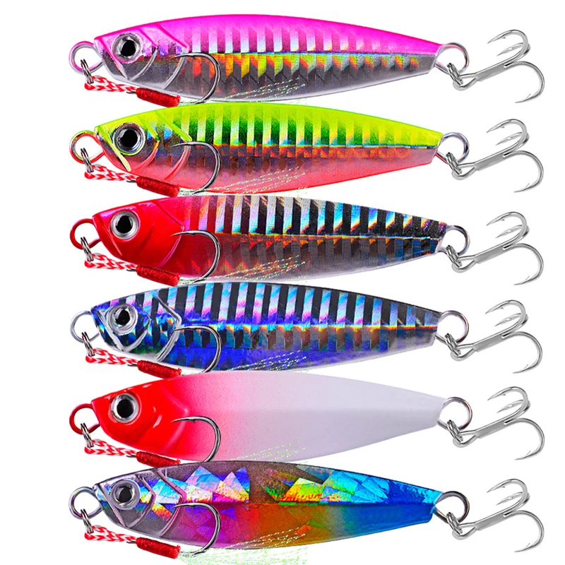 

Приманка рыболовная металлическая, 7/10/20/30 г, 6 шт.