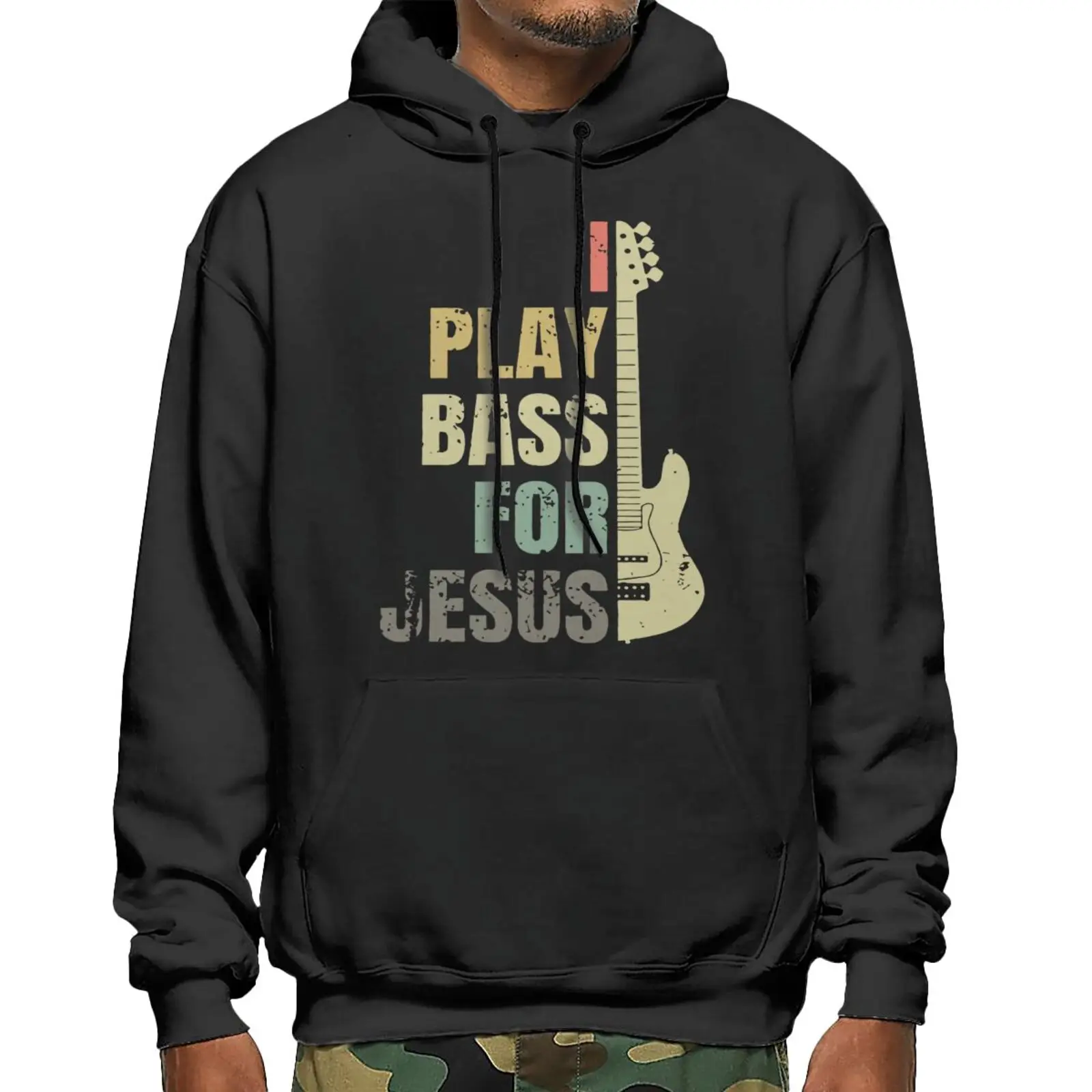 

Play Guitar Bass For Jesus 2020 Hoodies Women's Oversize Hoodie Woman Clothes Zip Hoodie Man Hoodie Men's Mantle Zipper Hoodie