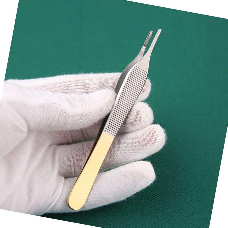 Щипцы для хряща из нержавеющей стали с зубцами и прорезями Пинцет жировой ткани