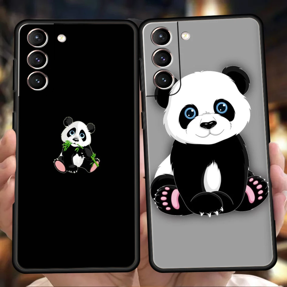 

Bubududu Panda Case for Samsung Galaxy S23 S22 S20 S21 FE Ultra S10 S10E S9 M22 M32 Plus S7 EDGE 5G Silicone Phone Cover Capas