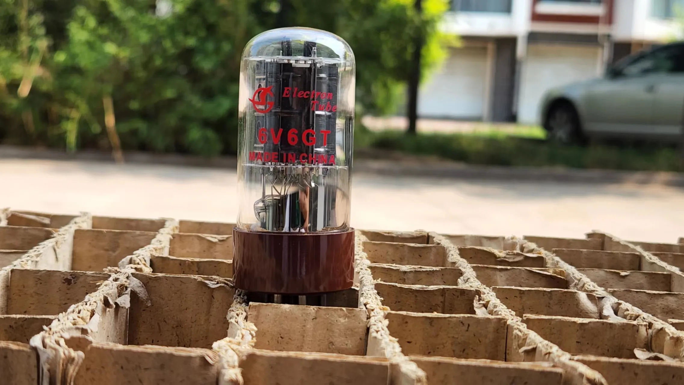 Новый электронный вакуумный клапан Shuguang с красным сиденьем 6V6GT может заменить