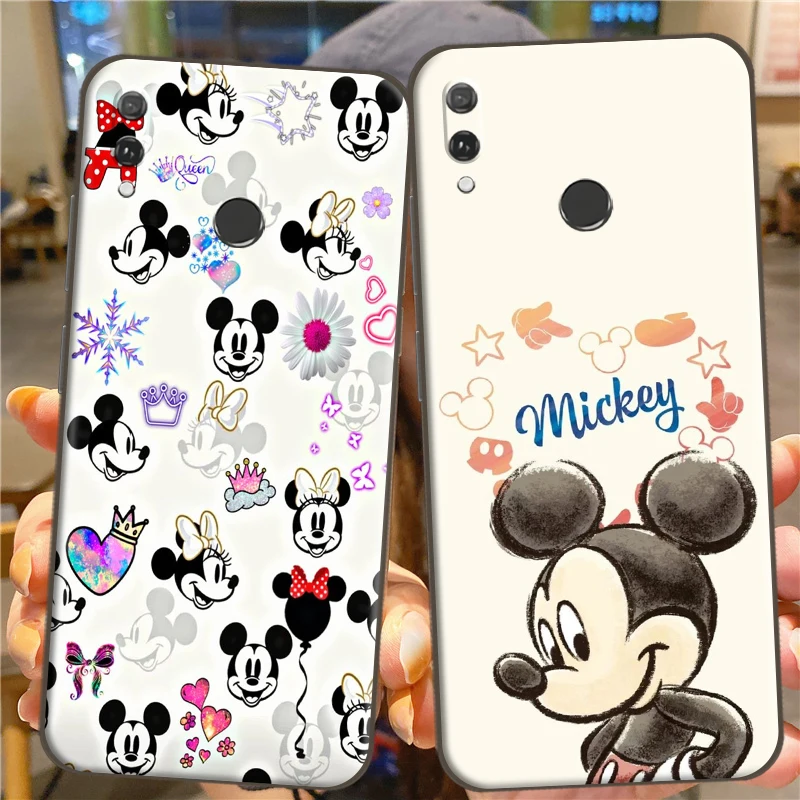 

Disney Pop Mickey Mouse For Huawei Silicon Cover TPU Silicone Soft Back Cover Phone Case For Huawei Y7 Y7P Y9 Prime Case Black