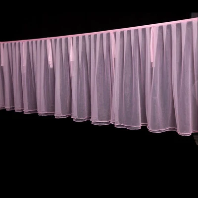 10 м белая юбка фотопанели свадебное украшение Свадьба длинная Прозрачная Марля потолок драпировка церемония зал вечеривечерние украшения