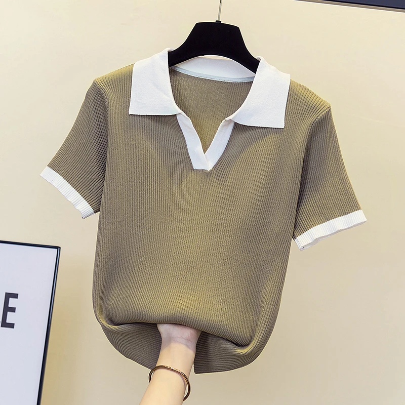 Летняя одежда вязаные женские свитера пуловеры базовый женский джемпер оверсайз