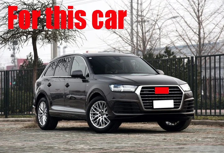 Накладка на крышку багажника из нержавеющей стали для Audi Q7 2016 2017 автомобильные