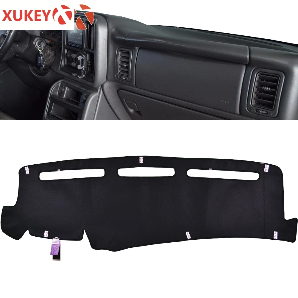 

Для Chevrolet Tahoe Suburban Avalanche Silverado 1500 Sierra 1500 1999 - 2006 коврик для приборной панели черный коврик для приборной панели