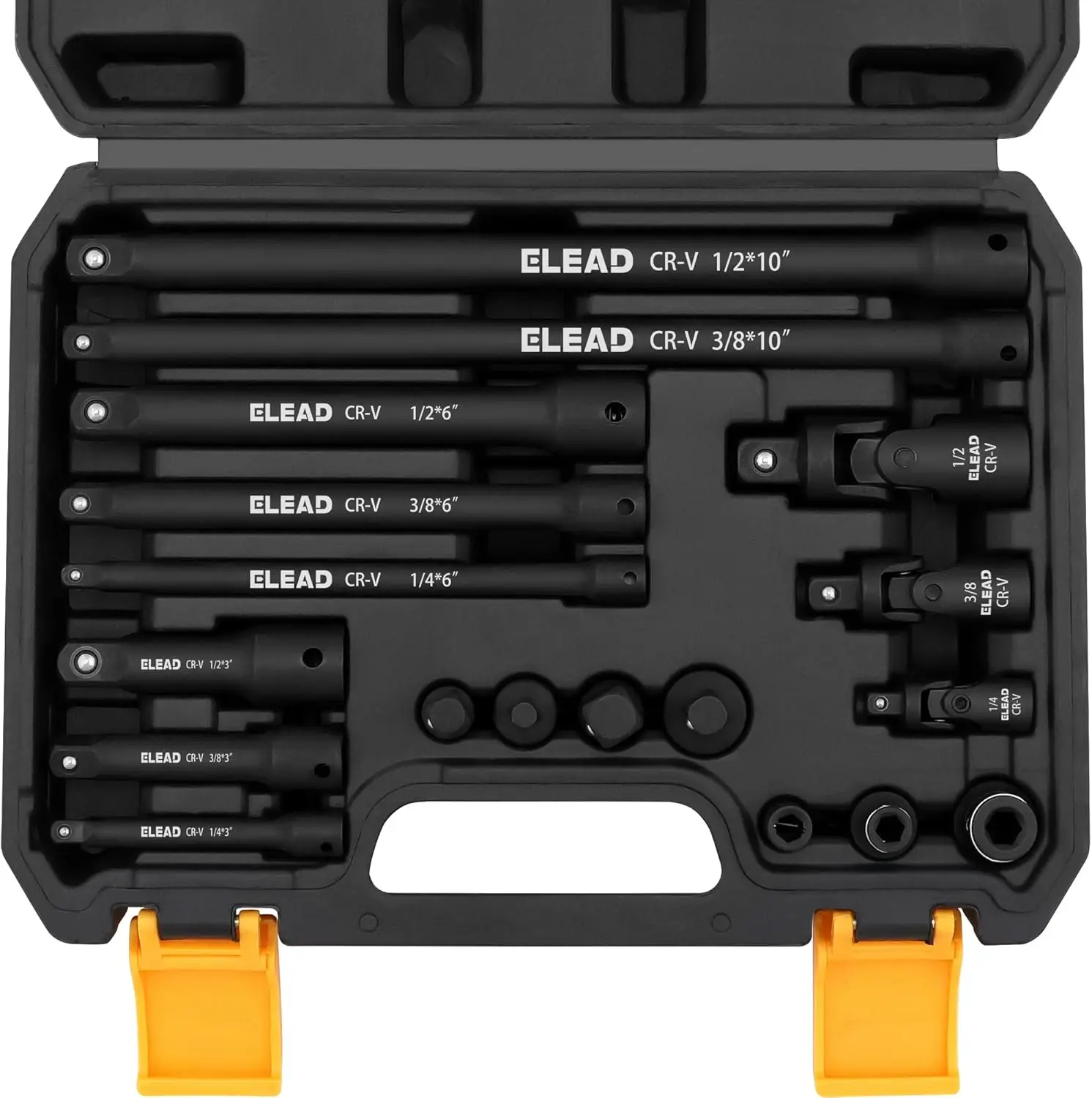 

Набор удлинителей ударных розеток ELEAD из 18 предметов