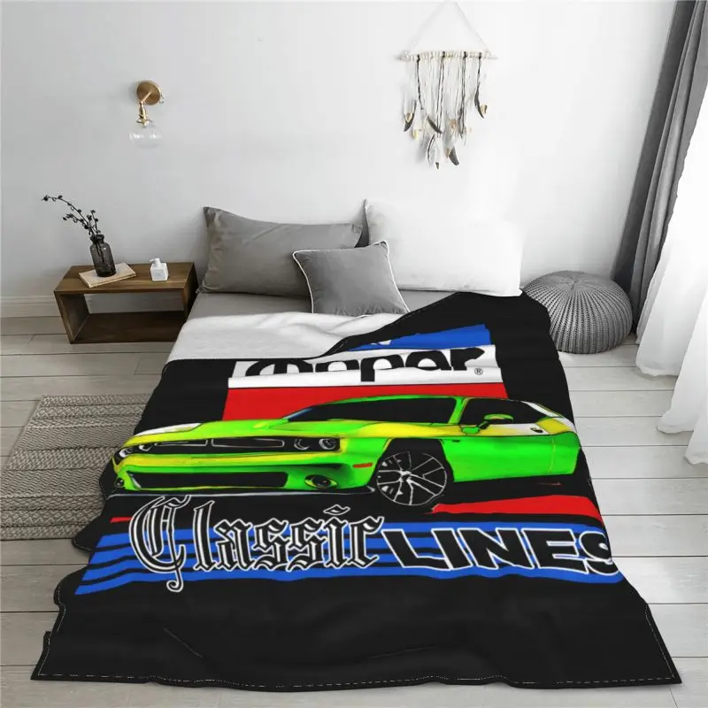 Новинка одеяло Dodge Challenger Mopar Classic Lines бархатное постельное белье легкое покрывало