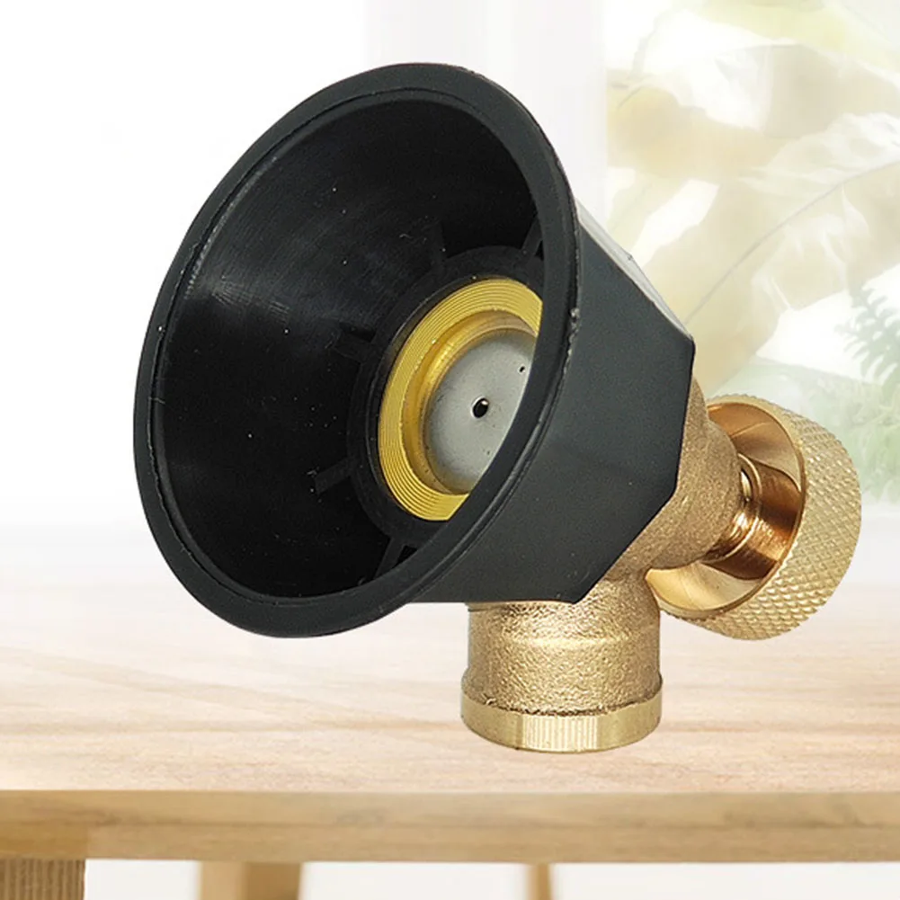 

Brass Misting Nozzle Agricultural Atomization Adjustable Nozzle Garden Copper Black Cyclone Nozzle For Garden Lawn Irrigation
