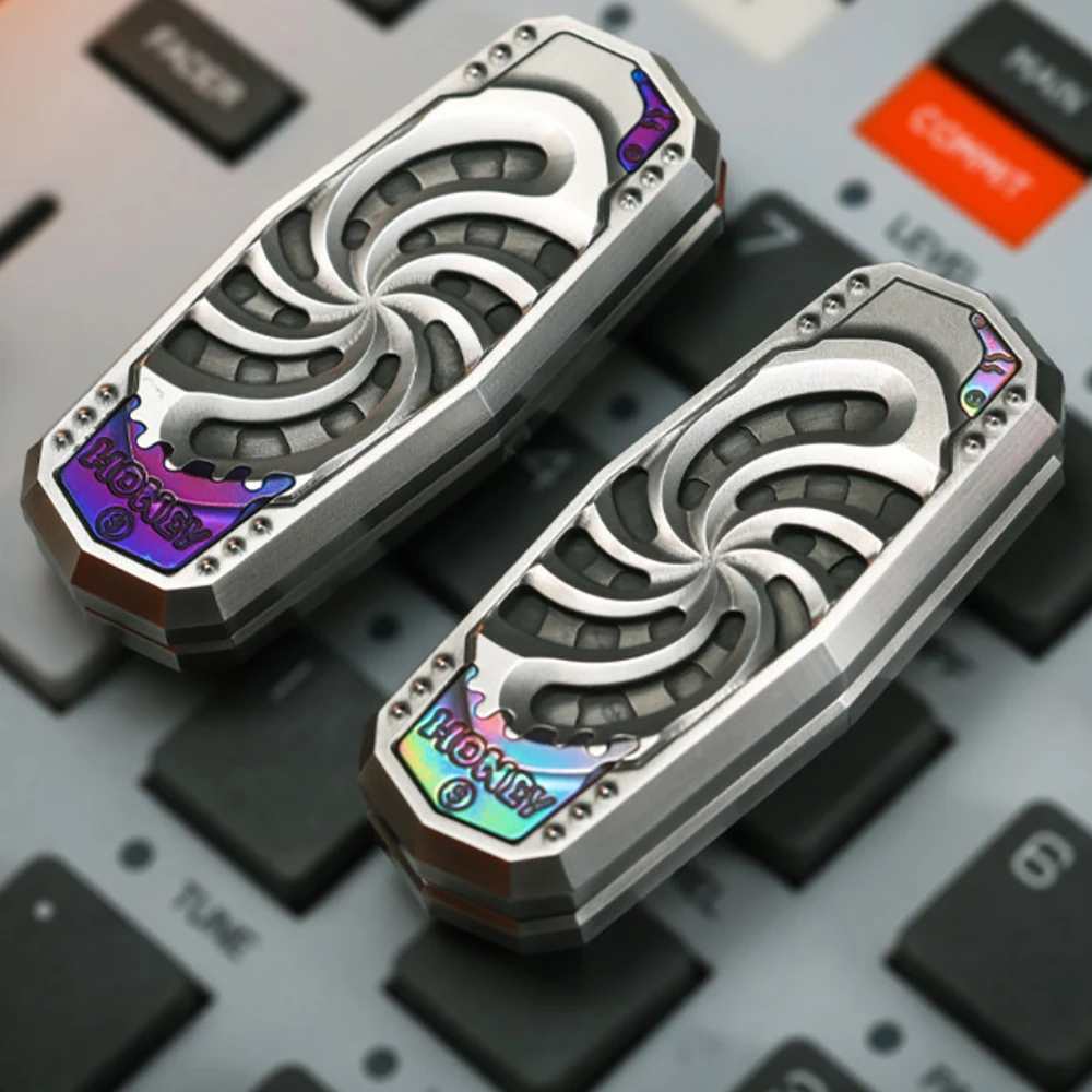 Фото CHIMAGO EDC Holy Stele: Слайдер-антистресс из нержавеющей стали с эффектом состаривания, игрушка-фиджет для снятия стресса, для взрослых №1