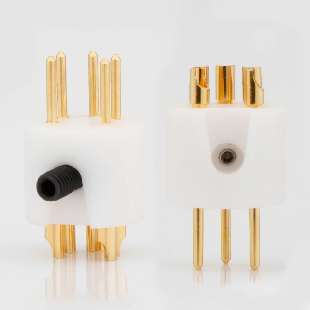 

Turntabe 5 штифтов M DIN латунь позолоченный штекер поворотный тонарм 5pin мужской DIN разъем для REGA LINN ROKSAN проект GRACE