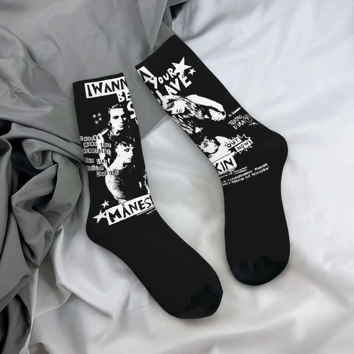 ЧЕЛОВЕК Я ХОЧУ будьте YOUR SLAVE чулки носки для пар мягкие в стиле ретро осенние