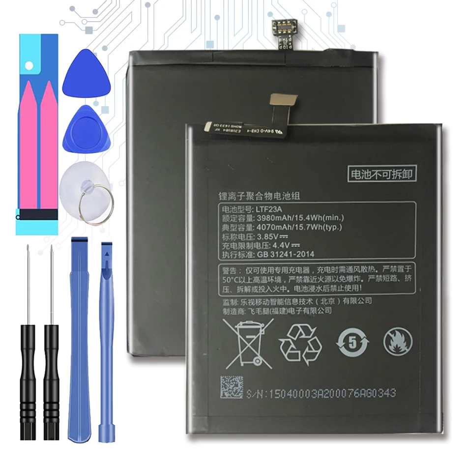 

Good Quality Real LTF23A 4070mAh Battery For Letv LeEco Le Pro 3 Pro3 X720 X722 X728 Battery Replacement