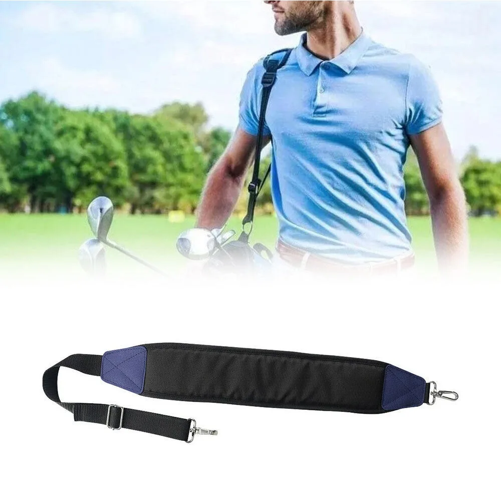 Нейлоновая сменная Регулируемая сумка для гольфа плечевой ремень металлические
