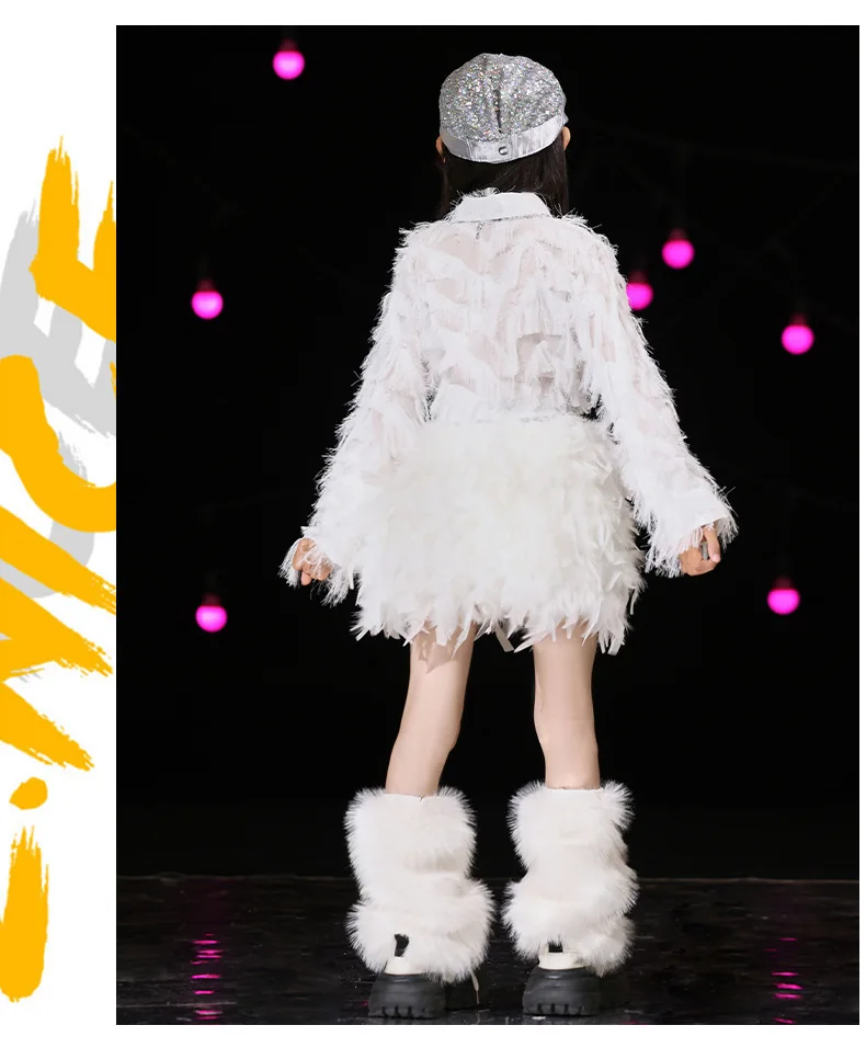 Хип-хоп для девочек K-pop сценические костюмы детские уличные танцевальные