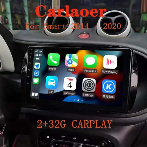 Автомагнитола 2 din на Android для Mercedes Smart 453 2014-2020, видео, стерео, GPS, без DVD