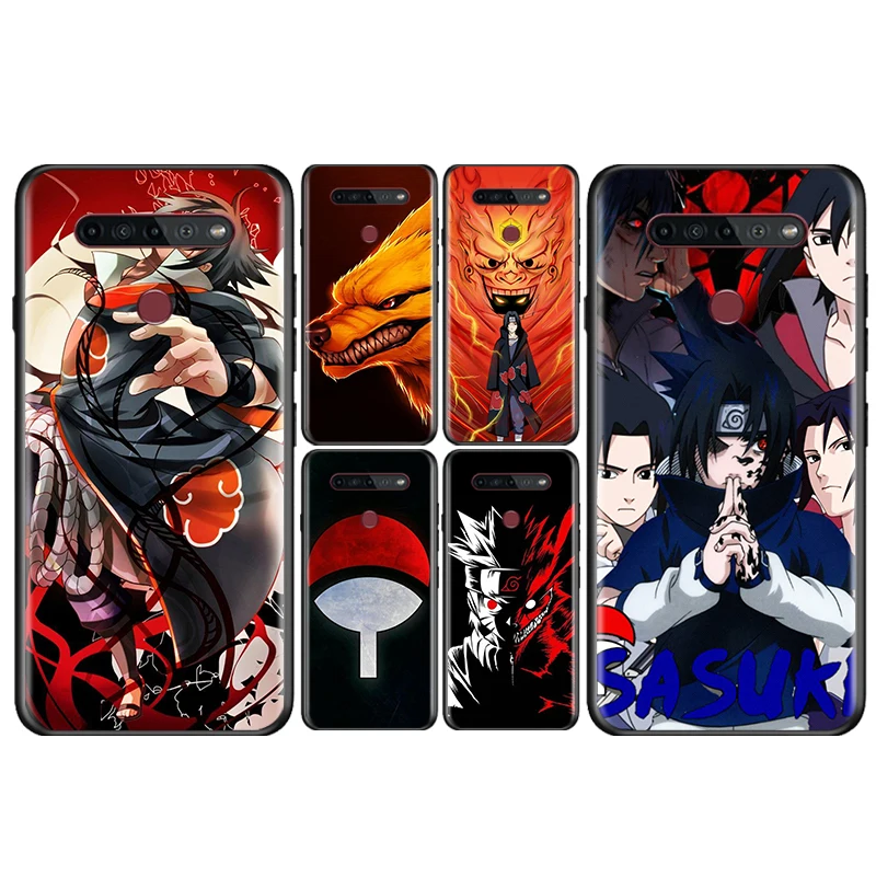 

Dark Naruto Anime For LG K92 K42 K22 K71 K61 K51S K41S K30 K20 2019 Q60 V60 V50 S V40 V30 G8S G8 X Black Phone Case