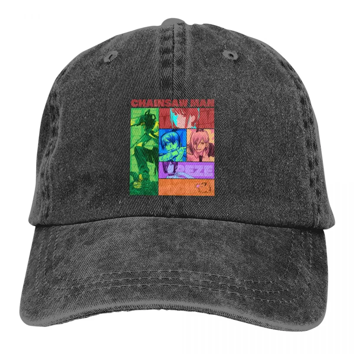 

Pure Color Cowboy Hats Retro Pop Women's Hat Sun Visor Baseball Caps Chainsaw Man Anime Peaked Trucker Dad Hat