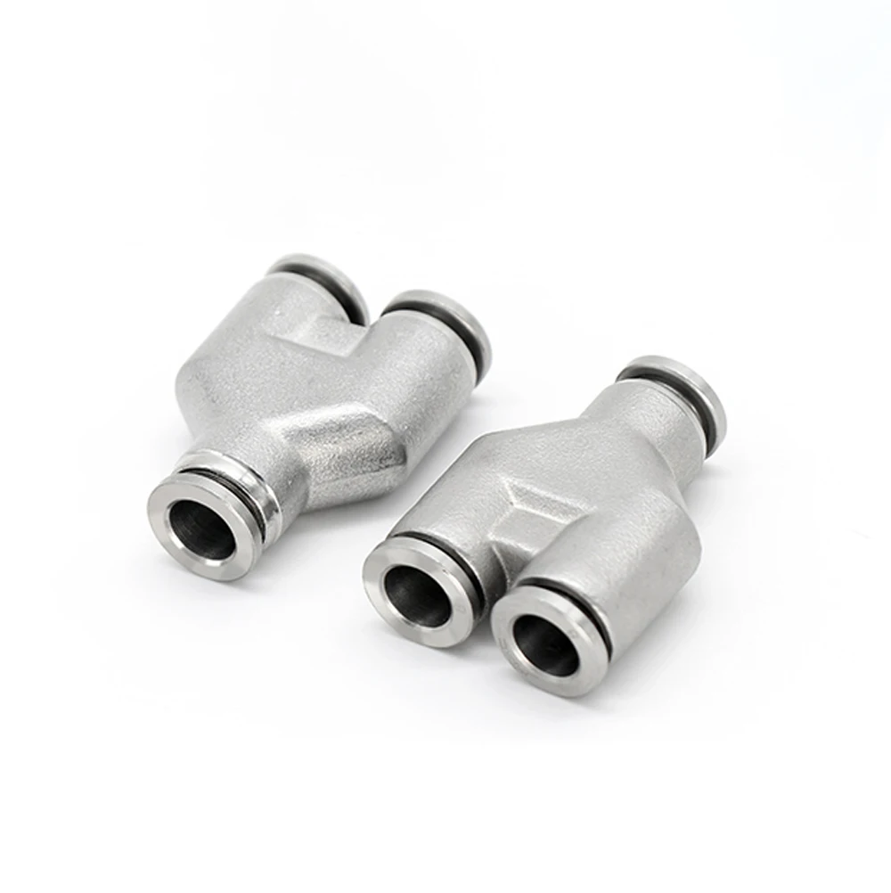 

Пневматический соединитель труб PY/PYG с наружным диаметром 4-16 мм, Редукционный фитинг 8-6 мм из нержавеющей стали 304, быстроразъемный фитинг для труб, сантехника