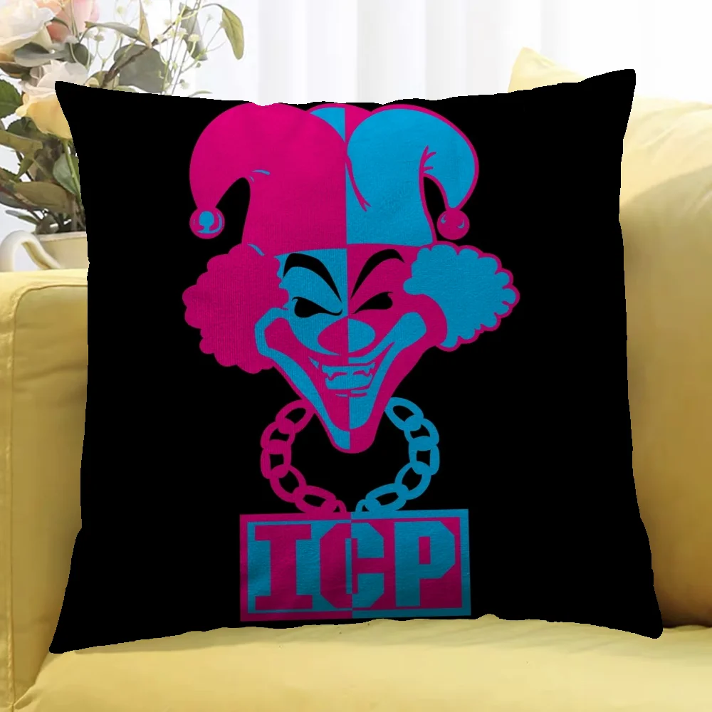 Insane Clown Posse Band ICP Juggalo Faygo Квадратный чехол для подушки из полиэстера и хлопка с
