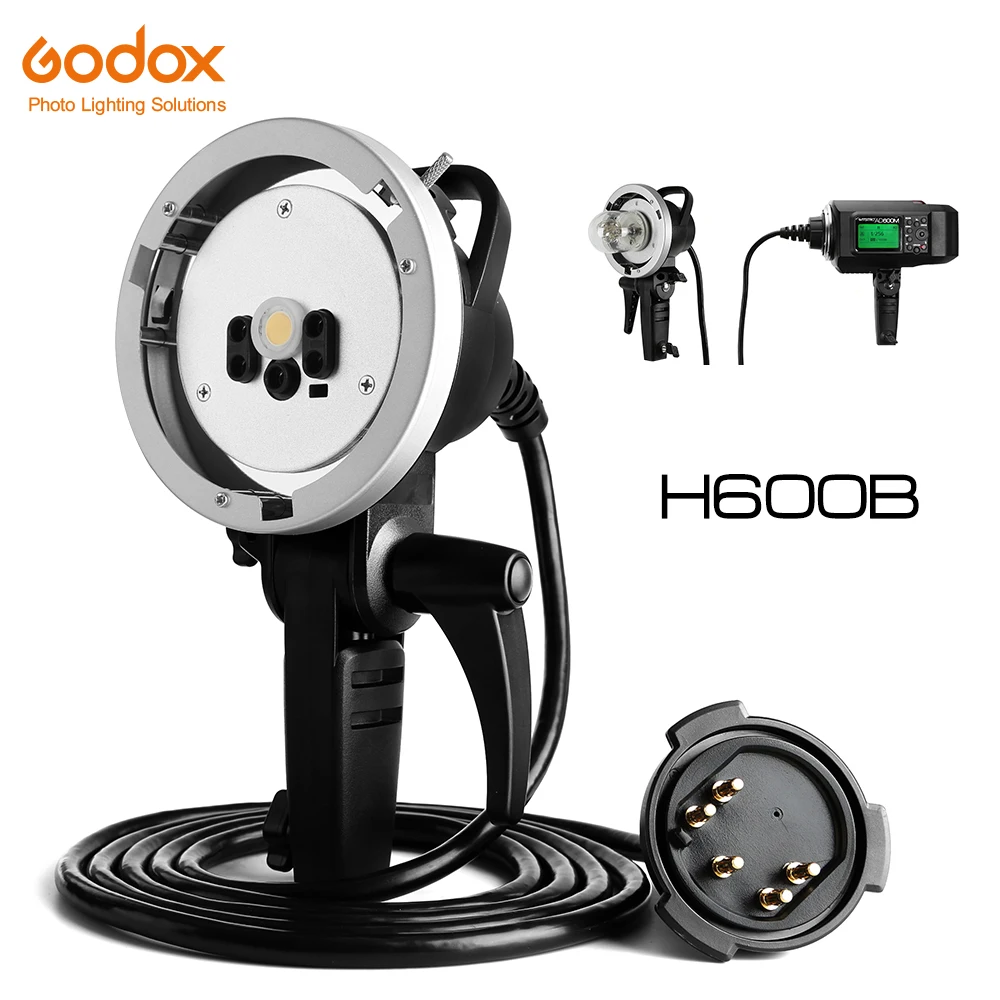

Ручной удлинитель Godox AD-H600B с дополнительной головкой Bowens Mount для Godox AD600B AD600BM Flash Strobe