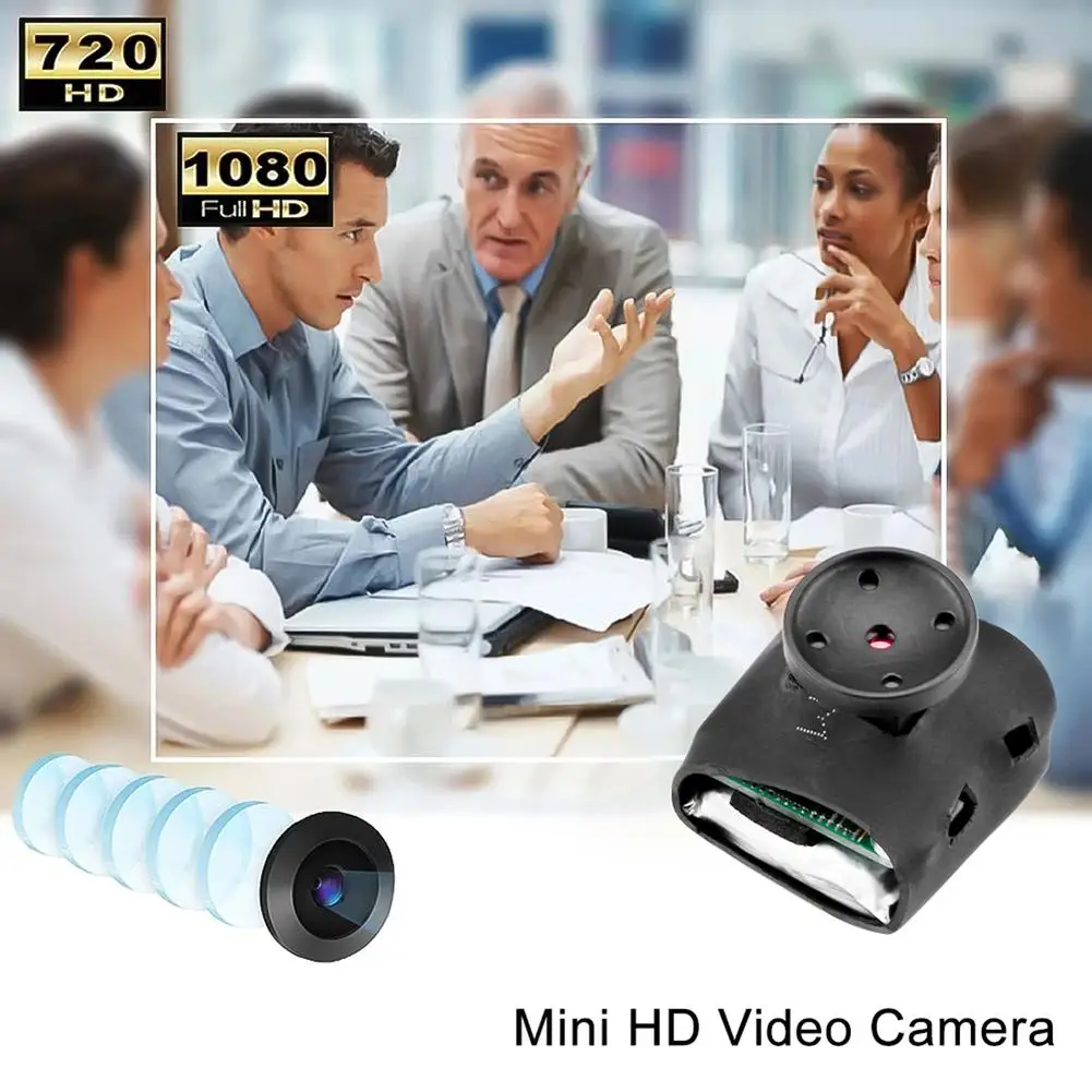 

T-shirt Button 1080p Hd Mini Camera Photos Video Audio Loop Recording Outdoor Portable Micro Camcorder