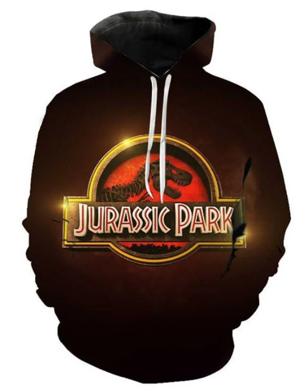 New Arrival  Women/Men's Movie 3D Print   J-Jurassic Park  Dinosaur  Casual  Hoodies Sweatshirts
