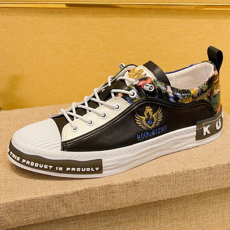 Новые дизайнерские мужские туфли Летние кожаные трендовые маленькие белые