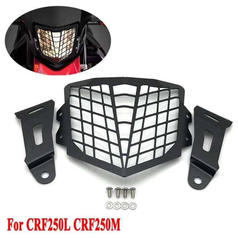 

Motorcycle Headlight Grill Guard Lamp Cover Protector for HONDA CRF250L CRF250M CRF 250 L CRF 250 M 2012-2017