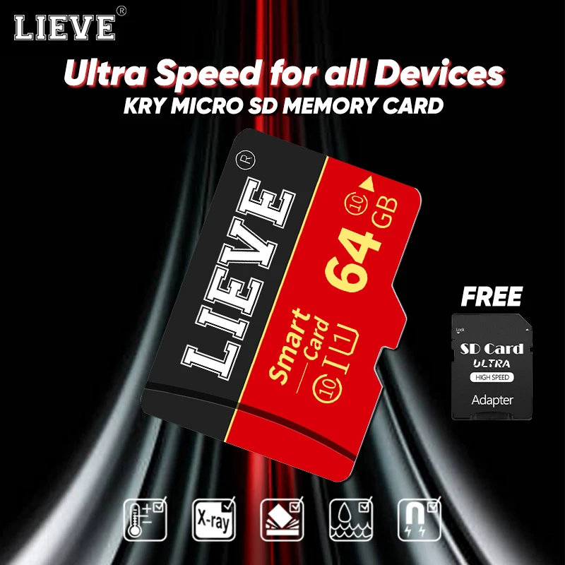 Micro 128GB Memory SD Card 128GB 64GB 32GB 16GB 8GB Flash Memory Class 10 128 64 32 16 8 Micro TF SD Card For Smartphone Adapter images - 6