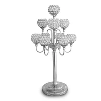 10 arms crystal candelabra candle holder wedding centerpiece gold candelabrum 82cm tall