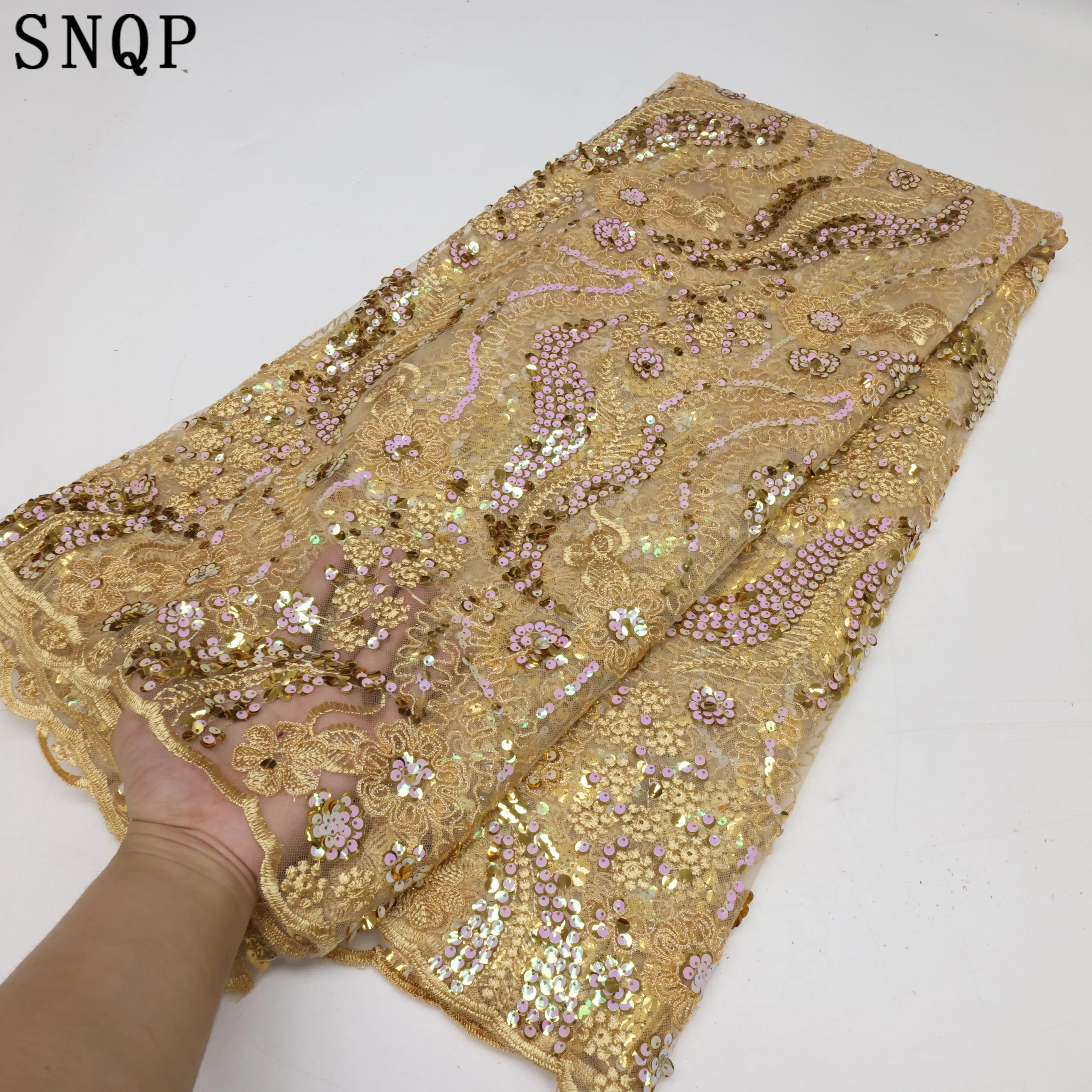 

Ткань с золотыми блестками 2023, высококачественный тюль, французская фототкань для свадебного шитья