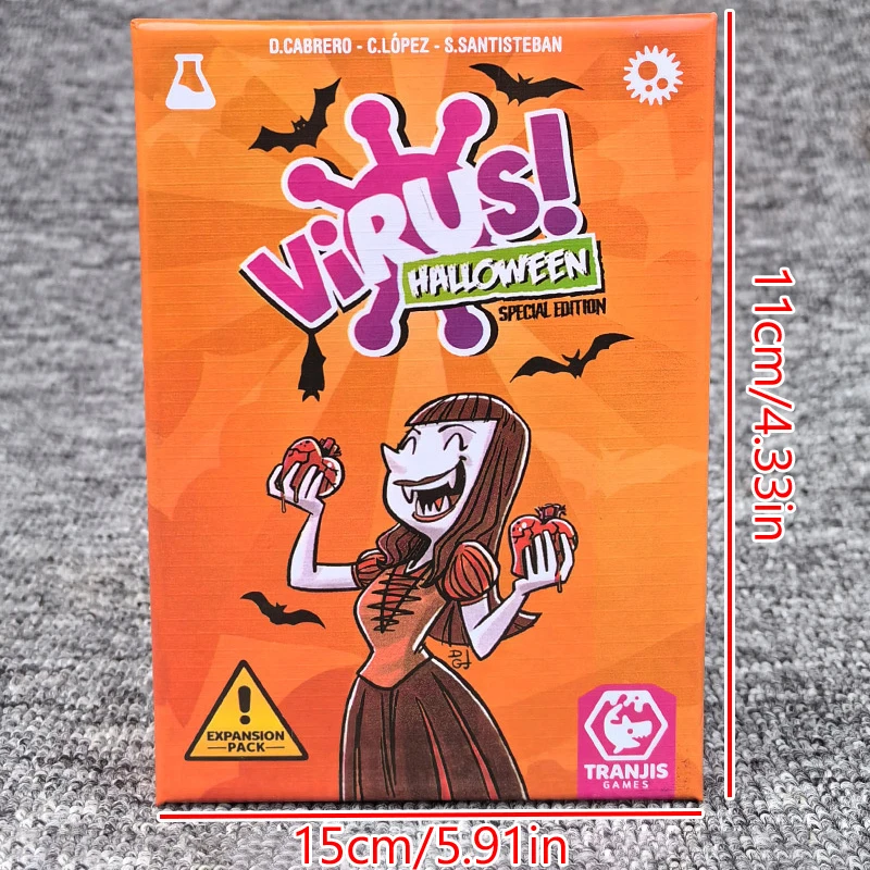 На английской версии Карточная игра Вирус Картковая Осторожно вирус Стратегия