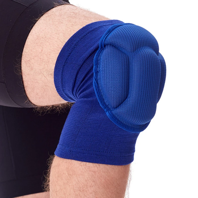 

Thickened protection Sports Kneepad Men Elastic Knee Pads Support Fitness Gear Basketball Brace Protector Male NonSlip Pads