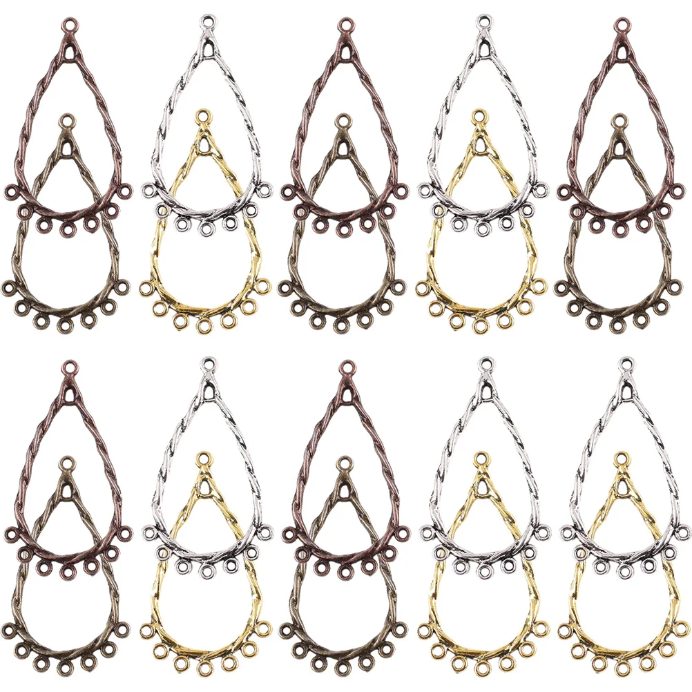 

Cutout Necklace Pendant Jewelry Making Accessories DIY Accessory Vintage Earring Charms Alloy