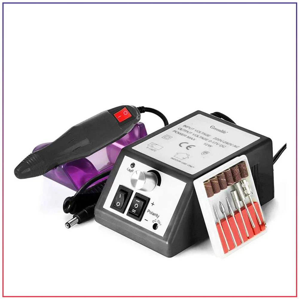 

20000RPM Nail Drill Machine Electric Milling Cutters Drill Bits Set Gel Cuticle Remover Pedicure Nail Art Apparatus for Manicure