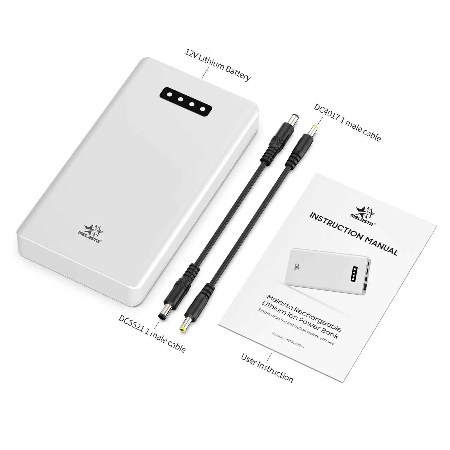 

Melasta 12V 5.2Ah 18650 аккумулятор с 12V 9V DC и 5V USB выход перезаряжаемый литий-ионный аккумулятор банк питания для светодиодной ленты