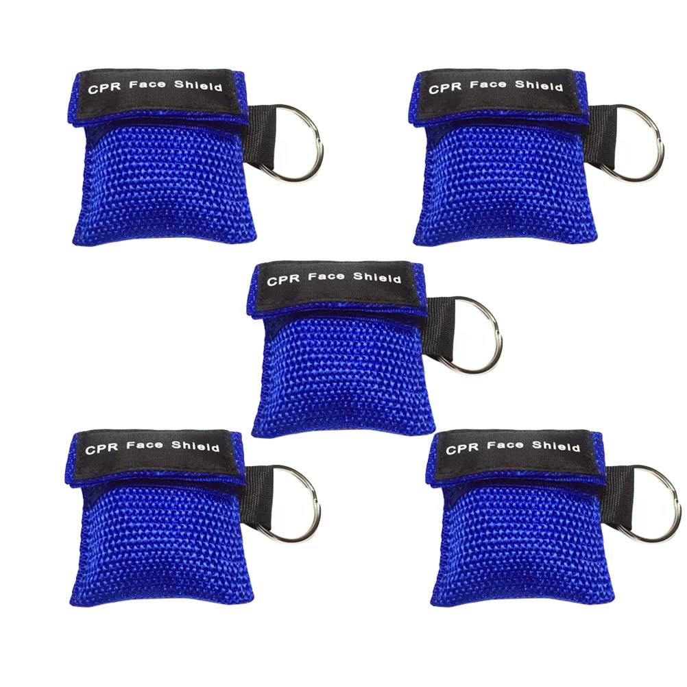 

CPR for Pocket or Key chain, CPR Emergency with One- way Breathing Barrier for First Aid or Training Protective mask