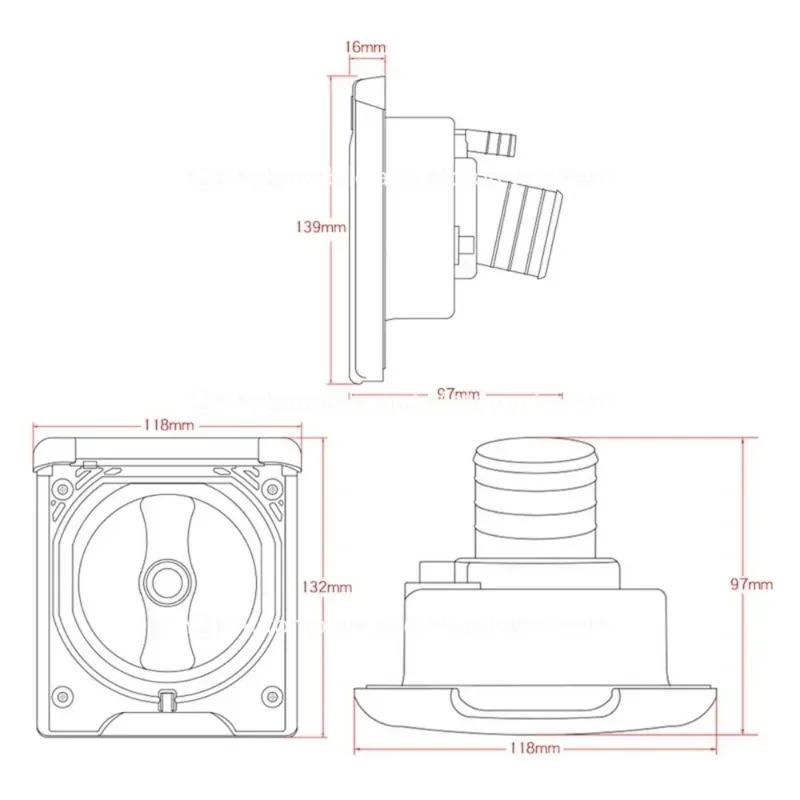 1 шт. аксессуары для автодома гравитационный впускной фильтр заливки свежей воды