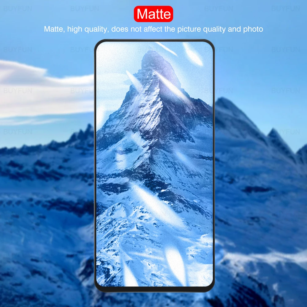 Фото 이wana folia ochronna 9D Full Glue Matte do Apple IPhone 15 Pro Max z matowego szkła do iPhone'a 15 Pro Max Plus 15Pro 5G №5