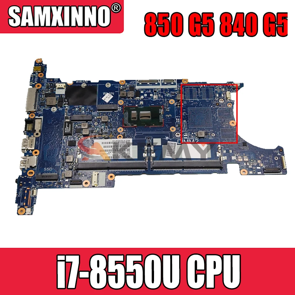 

Akemy 6050A2945601-MB-A01 For HP 850 G5 840 G5 laptop motherboard mainboard L15520-601 with i7-8550U CPU tested full 100%