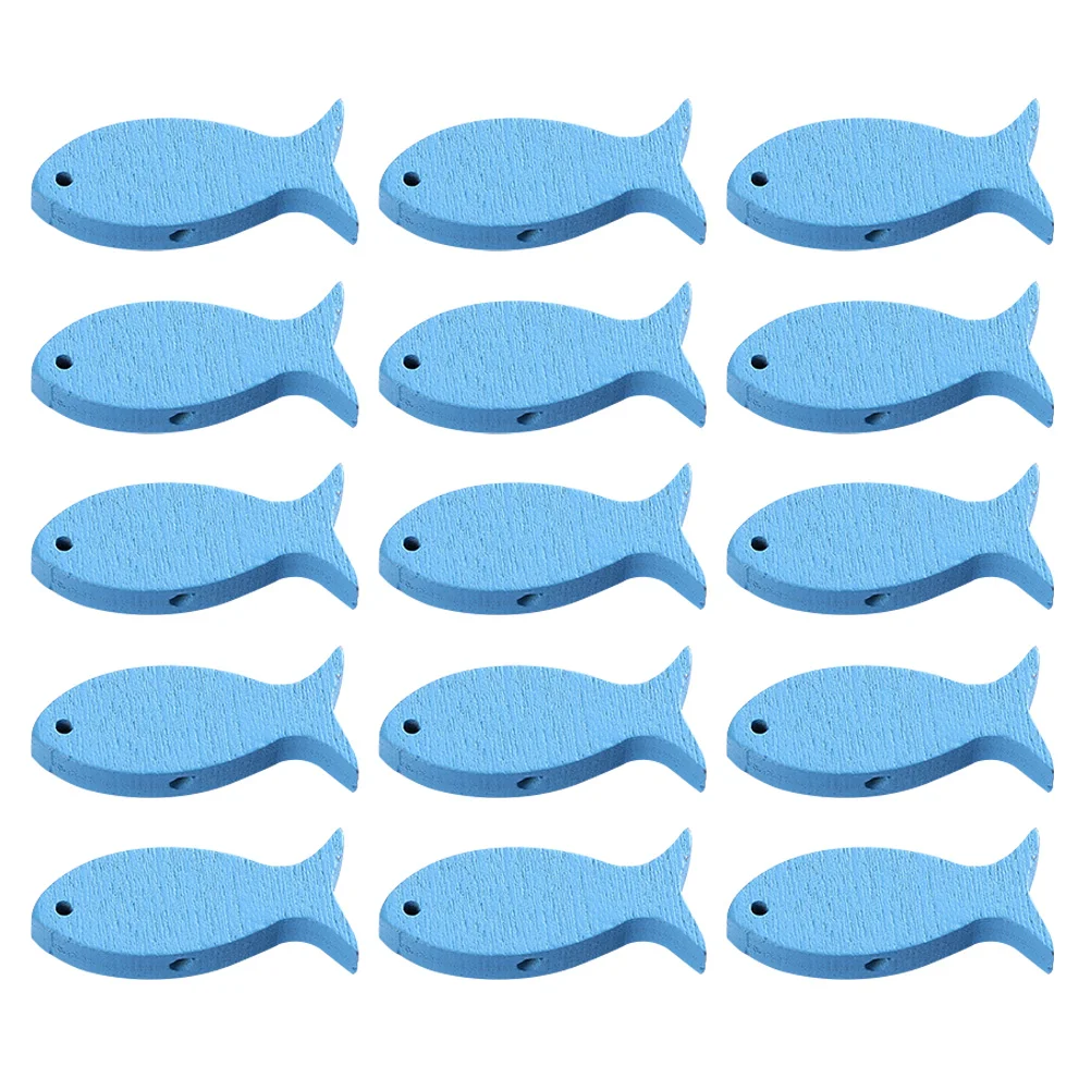 

Fish Wood Wooden Cutouts Nautical Decor Ocean Beach Hanging Decorations Pieces Sea Slices Coastal Theme Embellishments Wall