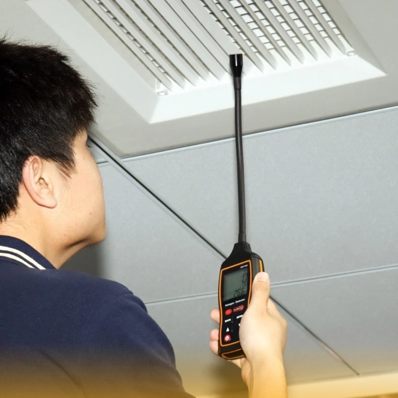 Портативный тестер утечки газа анализатор HVAC инструмент для обнаружения утечек