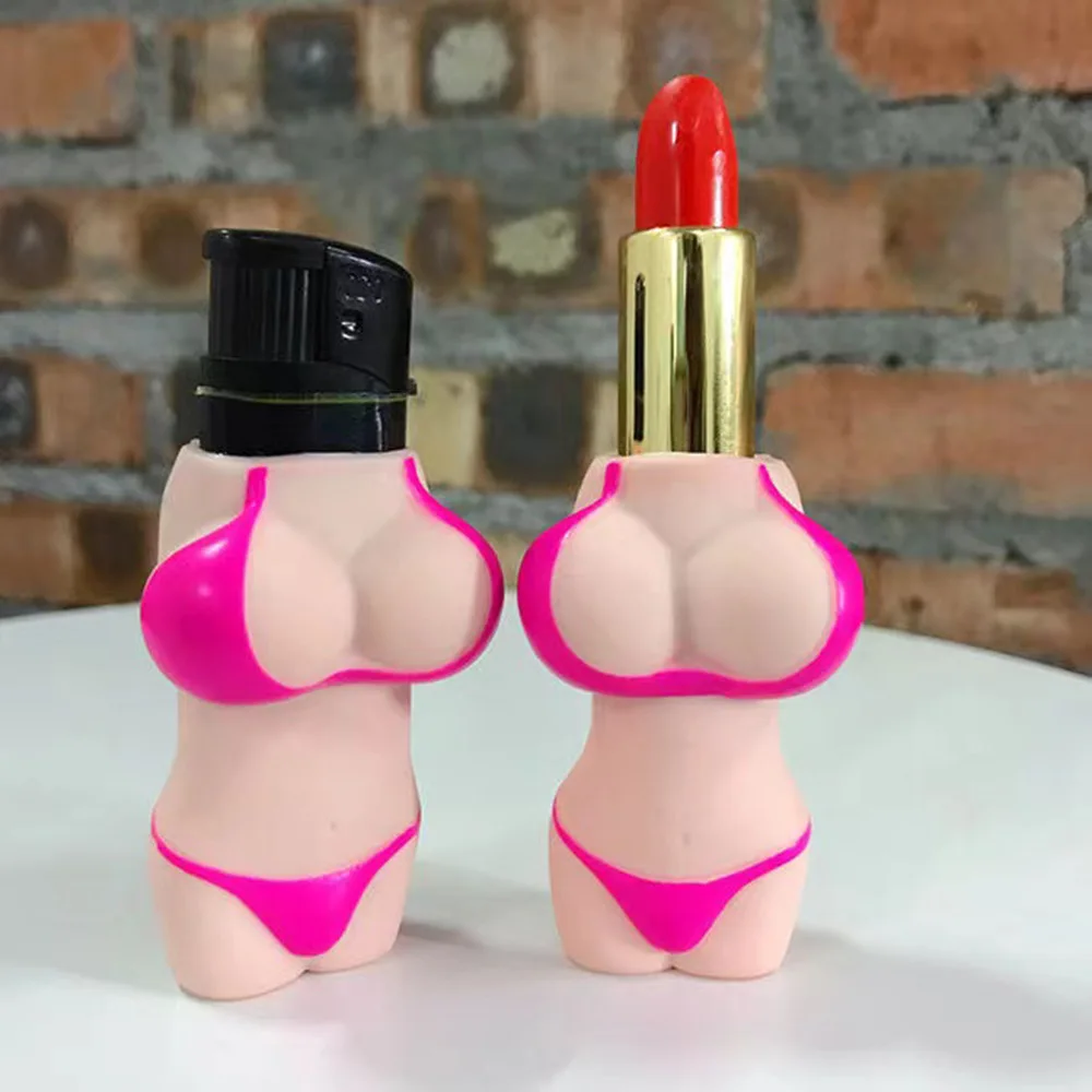 Box Protector 6.5cm Funny Spoof Naked Muscle Men Bikini Wome