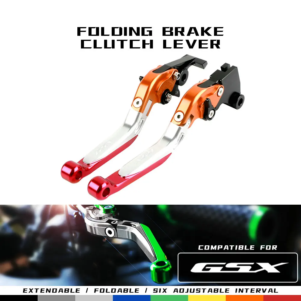 

For SUZUKI GSX650F GSX1250 F/SA/ABS GSX1400 CNC Motorcycle Brake Clutch Handle Levers Adjustable Extendable Folding Lever