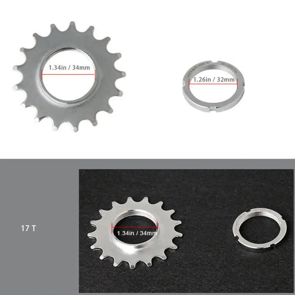 

Silver Color Practical Sturdy Durable Bicycle Hub Gear Lightweight Bike Fixed Teeth CNC Machining for Bike